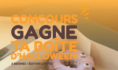 Participez au concours pour gagner une boîte de six beignes d'Halloween!