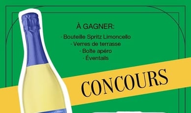 Concours : Remportez un flacon de Spritz Limoncello Nicolas Laloux, verres, boîte apéritive et éventail !