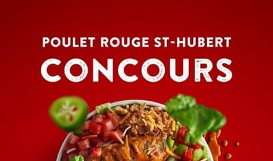 Participez pour remporter une carte-cadeau de 100 $ chez Poulet Rouge !