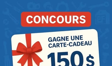 Participez au concours pour remporter une carte-cadeau de 150 $, utilisable à votre convenance!