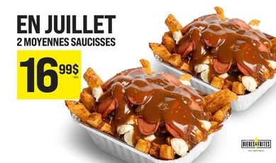 Participez pour tenter de remporter une carte-cadeau de 250$ chez Bières et Frites!