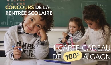 Participez au concours pour gagner une carte-cadeau de 100$ chez l'Aubainerie!