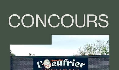 Participez pour gagner une carte-cadeau de 50$ à l'Oeufrier de Trois-Rivières!