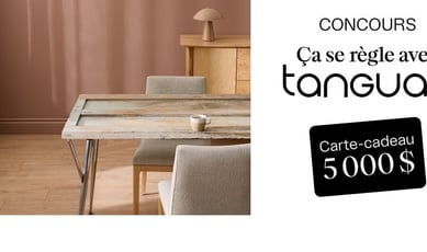 Participez au concours pour gagner une carte-cadeau Tanguay de 5000$!