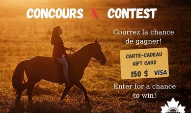 Participez pour remporter une carte-cadeau VISA d'une valeur de 150 $ !