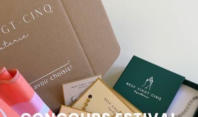 Participez au concours pour remporter une élégante ceinture, une serviette et une carte-cadeau 250$.