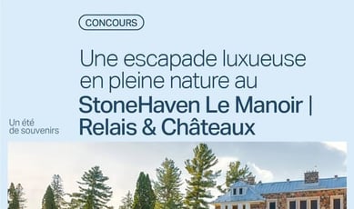 Participez au concours : remportez une escapade somptueuse pour deux convives !