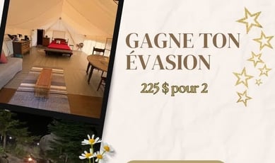 Concours : Remportez une évasion pour deux personnes!