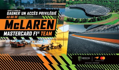 Participez au concours pour vivre une expérience unique avec l'équipe McLaren Mastercard F1!