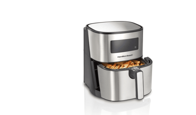 Participez au concours pour remporter une friteuse à air de marque Hamilton Beach.