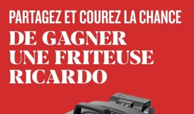 Participons au concours pour remporter une friteuse de marque Ricardo!