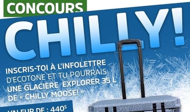 Participez au concours et remportez une glacière Explorer 35L de Chilly Moose!