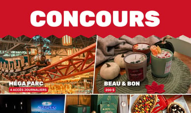 Participez au concours pour une journée en famille aux Galeries de la Capitale!