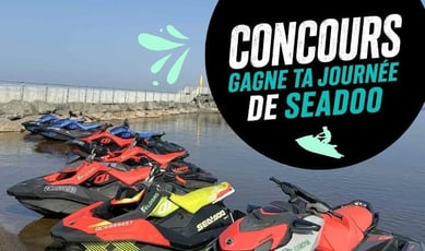 Remportez un jour mémorable en véhicule nautique Seadoo lors du concours!