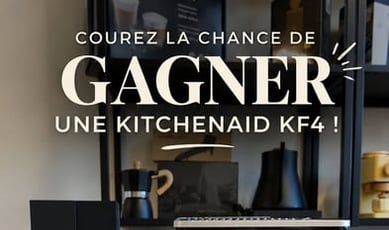 Participez au concours pour gagner une machine à espresso KitchenAid KF4!