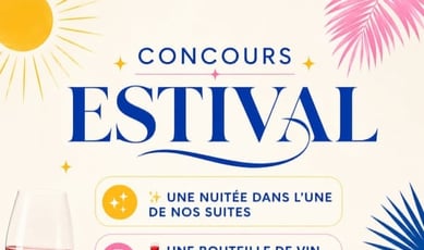 Concours : Remportez une nuit dans une suite de l'Hôtel Le Saint-Germain Rimouski et du vin !