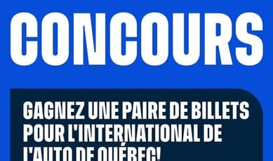 Concours : Remportez une paire de billets pour l'International de l'Automobile de Québec !