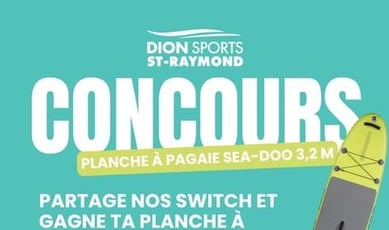 Participez pour remporter une planche à pagaie Sea-Doo de 3,2 m, estimée à 700 $ !