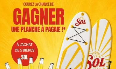 Participez et remportez une planche à pagaie Sol lors de notre concours!