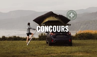 Participez pour remporter une tente de toit SEQUOIA médium, estimée à 1749 $ !