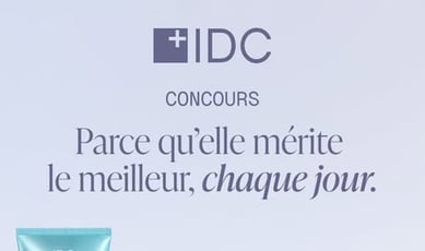 Participez au concours Jean Coutu pour remporter un élégant panier-cadeau IDC Dermo !
