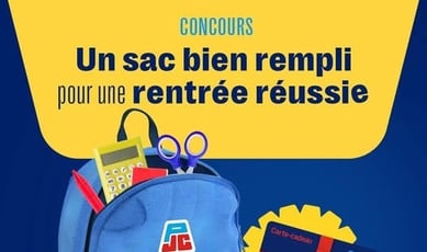 Concours Jean-Coutu : Un sac abondamment garni pour une rentrée triomphale !