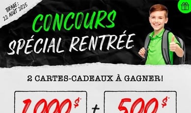 Concours de la rentrée chez Olivier Nissan Sept-Îles !
