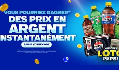 Concours exceptionnel de la LOTERIE de PEPSI !