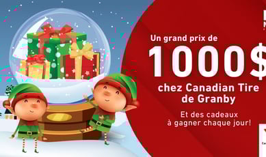 Concours M105 FM 104,9 - Remportez 1 000 $ à Canadian Tire de Granby !
