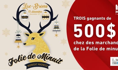 Concours M105 FM 104,9 - La Folie de minuit à Lac-Brome !