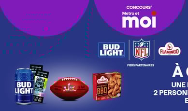 Participez au concours Métro pour remporter une expérience unique pour deux au Super Bowl LX en Californie !
