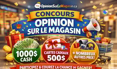 Avis sur le concours du magasin