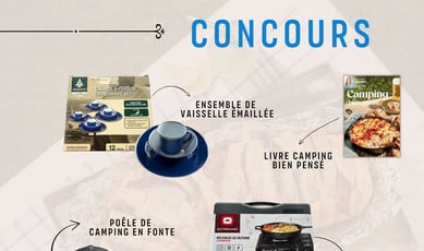 Concours Pratico Édition et Caty Bérubé - Fêtez l'avènement de la saison de camping!