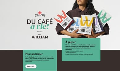 Découvrez le prestigieux concours de Radio-Canada et Café William !