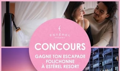 Concours romantique: remportez un séjour pour deux à l'Estérel Resort, estimé à 1100 $ !