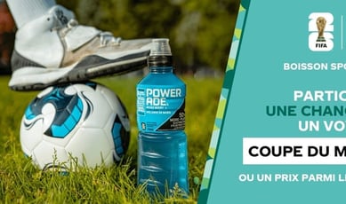 Participez au concours et remportez des prix avec Powerade!