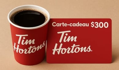 Défi Mémoire : Gagnez une Carte-Cadeau de 300 $ chez Tim Hortons !