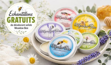Échantillon gratuit de déodorant solide Meadow Bee à découvrir !