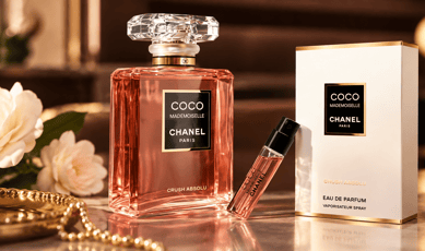 Échantillons gratuits du parfum COCO MADEMOISELLE CRUSH ABSOLU de CHANEL