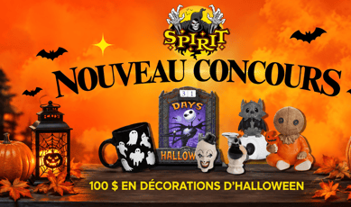 Gagnez 100 $ chez Spirit Halloween pour vos décorations