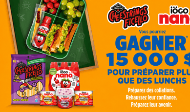 Gagnez 15 000 $ avec IÖGO Nanö et Ficello