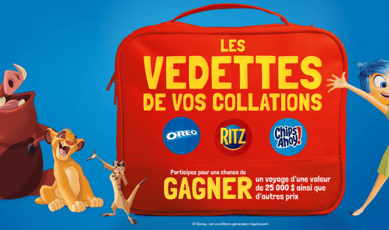 Empochez 25,000 $ ou l'une des 305 cartes VISA d'une valeur de 100 $.