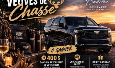 Gagnez 400$ pour un resto à Rimouski et un chauffeur pour la soirée!