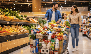 Remportez un bon d'achat de 500 $ pour vos provisions alimentaires.