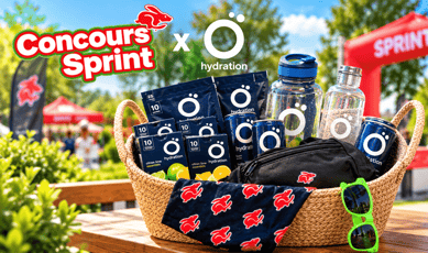 Gagnez un méga kit d’eaux vitaminées Ö Hydration et accessoires pratiques