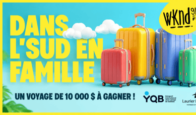 Gagnez un crédit-voyage de 10 000 $ pour des vacances en famille sous le soleil