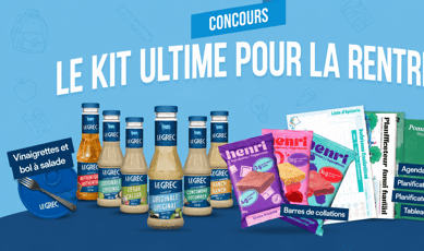 Participez pour gagner un ensemble de produits Le Grec, Henri, Eco Loco et Pomango !