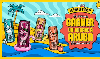 Concours Peace Tea : Partez à Aruba ou gagnez des prix scolaires