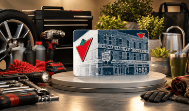 Remportez une carte-cadeau Canadian Tire d'une valeur de 150 $.