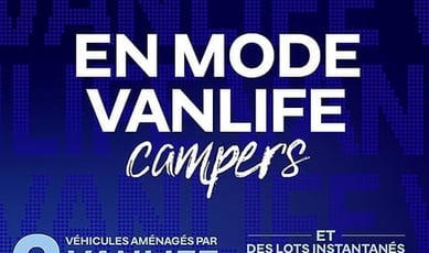 Participez au concours pour remporter un van aménagé par VanLife Campers ou des prix instantanés !